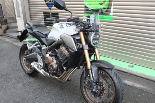 HONDA CB650R タンクラッピング - スタイリーラップ